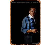 NIUMOWANG Metal Sign - The Most Valuable Commodity I Know is Information (Gordon Gekko) Tin Poster 12 X 8 Inches