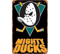 NIUMOWANG Sport Mighty Ducks Gift for Fans Poster Metal Tin Sign 8X12 Inches Man Cave Retro Vintage Wall Decor Art