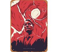 NIUMOWANG Vintage Tin Wall Sign - Movie Hannibal Series Metal Poster 12 X 8 Inches Home Bar Man Cave Wall Decor Movie Poster
