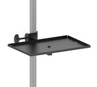 NiuNyuNeu Microphone Stand Tray Clamp On Mic Stand Rack Tray Holder, Music Stand for Music Sheet for Stage, Live Streaming, Recording