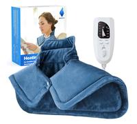 NIUONSIX Heating Pad for Neck Shoulders Back Pain Relief, Weighted Heat Wrap for Home Office Relax, 6 Heat Settings 4 Auto-Off, Father's Day Dad Gifts for Men Husband Birthday Gifts for Women Mom