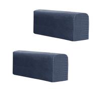 Niuoppy 2Pcs Armchair Covers Protectors Slipcover, Sofa Arm Covers Anti-Slip, Thickened Arm Rest Covers for Sofa Chair Protector Couches Recliner(Dark Grey)