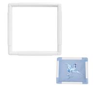 Niuoppy Cross Stitch Frame Embroidery, Cross Stitch Plastic Square Frame, Embroidery Frames for Cross Stitch (27.9*27.9cm)
