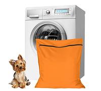 Niuoppy Pet Laundry Bag for Washing Machine, 70 x 65cm Pet Laundry Bags, Pet Wash Bag for Dogs Cats Rabbits (Orange, 70 x 65cm)