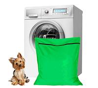 Niuoppy Pet Laundry Bag for Washing Machine, 70 x 65cm Pet Laundry Bags, Pet Wash Bag for Dogs Cats Rabbits (Green, 70 x 65cm)