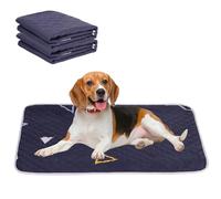 Niuoppy Waterproof Dog Mat, 2 Pack Reusable Dog Training Pads, 90x70cm Washable Puppy Pads