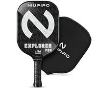 niupipo Explorer Pro Graphite Carbon Fiber Pickleball Paddle - USA Approved, Pro-Designed for Tournament Play