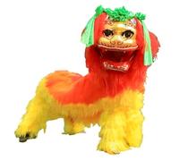 NIUSABOU Chinese Lion Dance Mascot, Lion Dance Dragon Mascot Artificial Fur Performance Outdoor Set
