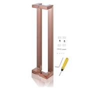 NIUSABOU Door Handle Barn, Sliding Barn Door Handle Double Sided Glass Grab Bar Farmhouse Silver Black 60-150cm(A,Length 150Cm(59Inch))