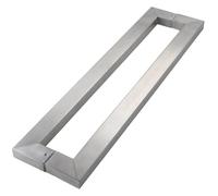 NIUSABOU Door Handle Barn, Sliding Barn Door Handle for Indoor Outdoor Glass Wood Square Bar Multicolor 60-150cm(Black,80Cm(2.6Ft))