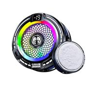 NIUSABOU Low Noise Phone Cooler, Phone Cooler Semiconductor 25dB Temp Control For Mobile Gamers Content Creators Multicolor(Black)