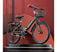 NIUSABOU Speed Lightweight Bike, Folding Bike for Children 8-15 Years, Carbon Steel, 18/20/22 inch(C,22inch)