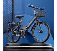 NIUSABOU Speed Lightweight Bike, Folding Bike for Children 8-15 Years, Carbon Steel, 18/20/22 inch(D,22inch)