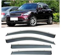 NIUSENN Wind Deflectors For Infiniti EX30 EX35 EX40 2008-2013 Rain DeflectorsSun Rain Guard Window Car Window Rain Protection Wind Deflector Visor Side Window