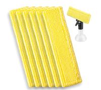 niusility 6Pcs Pads for Karcher Window Vac Accessories, Compatible with Karcher Window Vac Spares, Easy to Clean Steam Cleaner Accessories, Windows Mop Set forKarcher WV2 WV5 WV6 Plus Premium