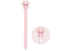 NIUTRENDZ Cute Dragon Case for Apple Pencil 2nd Generation Case Silicone Protective Cover Sleeve Skin Accessories【Magnetic Charging & Double Tap】 (Pink)