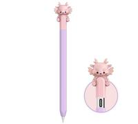 NIUTRENDZ Cute Dragon Case for Apple Pencil USB-C Case Silicone Protective Cover Sleeve Skin Accessories【Magnetic Charging & Double Tap】 (Purple)
