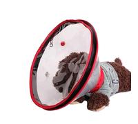 Niuus Pet Oxygen Mask Rescue Drawstring Adjustable Hood Dog Transparent Anesthesia Mask Anti-bite Cat Dog Pet Hospital Grooming Supplies(Size:M)