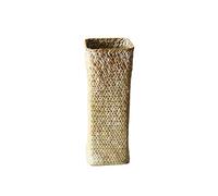 NIUXICH Rattan Woven Vase,Tall Natural Handmade Flower Basket Organizer for Weddings Home Nautical Party Spa Meditation Natural Home decor Spa