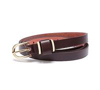 NIUXICH Women's Leather Belt 1.5 cm Width Thin Belt Casual Jeans Belt Dress Belt Women's Dress Accessories, 130cm