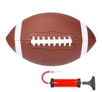 NiuXTool Official & Junior Size Football, PU Leather American Football with Deep Pebble Grip, Youth & Adult Training Football with Pump for Practice & Game Play (Junior Size (Ages 9-12))