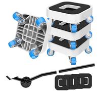 NIUXX Furniture Mover with Wheels, Heavy Duty Furniture Lifter Sliders Tool, 360° Rotating Transport Roller Dolly Set for Sofa, Bed, Cabinet, 350kg Max Load Capacity, Moving Heavy Furniture Tool Set