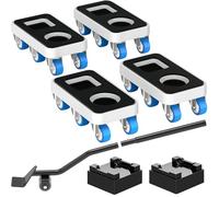 NIUXX Furniture Slider with 1.5 Inch Rotating Wheels: Furniture Mover Glider for Carpet Hardwood - Large Appliance Slider Dolly for Sofa Bed - Weight Up to 500kg - Easy Glide for Home Office Moving