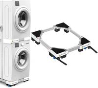 NIUXX Furniture Washing Machine Dolly, Adjustable Refrigerator Moving Roller Wh