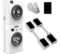 NIUXX Universal Slim Stacking Kit for Washer and Dryer, Adjustable Stacking Fra