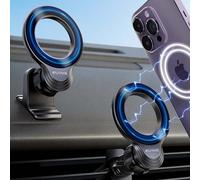 NIUYANE Compatible with Mag-safe Car Mount,Magnetic Car Phone Mount,2 in 1 Super Stable Dash&Air Vent Car Phone Mount,Mag-Safe Accessories for iPhone 15 Pro Plus Max 14 13 12 Mini Mag-Safe Case