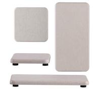 NiuYichee Set of 4 Water Absorbent Diatomaceous Earth Soap Trays, Diatomite Coasters, Soap Holder, Water Absorbent Stone Tray for Plants and Toiletries in Modern Home