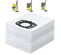 12x Fleece Filter Bags, 2.863-006.0 Vacuum Cleaner Bags for Karcher 6.904-409.0, WD4, WD5, WD5, WD4 P, WD5 P, WD6 P, MV 4, MV 5, MV 6, MV4 P, MV5 P, MV6 P
