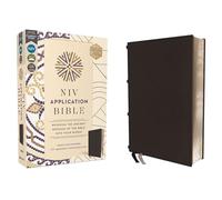 NIV Application Bible, Genuine Leather, Calfskin, Black, Red Letter, Comfort Print: Bringing the Ancient Message of the Bible Into Your World (NIV Application Commentary Resources)