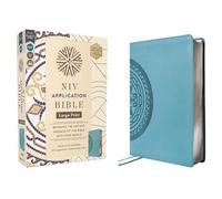 NIV Application Bible, Large Print, Leathersoft, Teal, Red Letter, Comfort Print: Bringing the Ancient Message of the Bible Into Your World (NIV Application Commentary Resources)