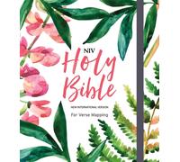 NIV Bible for Journalling and Verse-Mapping : Floral