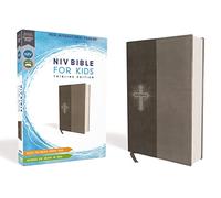 Niv, Bible for Kids, Leathersoft, Gray, Red Letter, Comfort Print: Thinline Edition