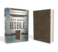 Niv, Boys' Bible, Leathersoft, Brown Camo, Comfort Print
