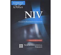 NIV Clarion Reference Bible, Black Edge-lined Goatskin Leather, NI486:XE