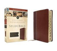 Niv, Cultural Backgrounds Study Bible (Context Changes Everything), Leathersoft, Brown, Red Letter, Thumb Indexed: Bringing to Life the Ancient World of Scripture