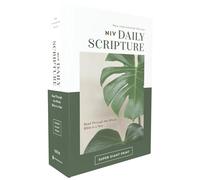 Niv, Daily Scripture, Super Giant Print, Paperback, White/Green, Comfort Print: 365 Days to Read Through the Whole Bible in a Year