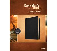 NIV Every Man's Bible, Large Print (Genuine Leather, Black): New International Version, Black, Genuine Leather