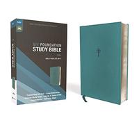 Niv, Foundation Study Bible, Leathersoft, Teal, Red Letter: New International Version, Teal, Leathersoft