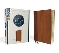 NIV – Giant Print Compact Bible – Leathersoft Brown – Red Letter Edition – Comfort Print