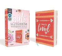 Niv, Girls' Ultimate Backpack Bible, Faithgirlz Edition, Compact, Flexcover, Coral, Red Letter Edition, Comfort Print: New International Version, ... Bible, Coral Flexcover, Comfort Print