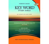 NIV Hebrew-Greek Key Word Study Bible, The (Key Word Study Bibles)