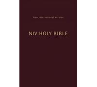 Niv, Holy Bible, Compact, Paperback, Burgundy, Comfort Print: New International Version, Burgundy, Comfort Print