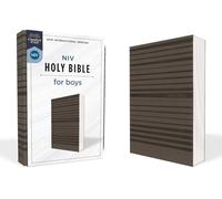 Niv, Holy Bible for Boys, Soft Touch Edition, Leathersoft, Gray, Comfort Print: New International Version for Boys, Charcoal Leathersoft, Comfort Print