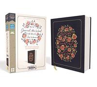 NIV, Journal the Word Bible for Women, Cloth Over Board, Navy, Red Letter Edition, Comfort Print: 500+ Prompts to Encourage Journaling and Reflection