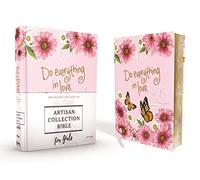 NIV Journal the Word Bible: New International Version, Pink Daisies, Artisan Collection Bible for Girls, Comfort Print