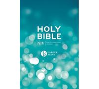 NIV Larger Print Blue Hardback Bible